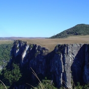 Imagem do Cânion Monte Negro, em São José dos Ausentes, Rio Grande do Sul.